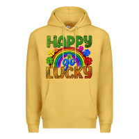 Antique Gold Western Happy Go Lucky LGBTQ+ Premium Hoodie - BundleAndBundleShop
