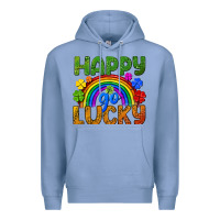 Colony Blue Western Happy Go Lucky LGBTQ+ Premium Hoodie - BundleAndBundleShop