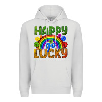 Dove Grey Western Happy Go Lucky LGBTQ+ Premium Hoodie - BundleAndBundleShop