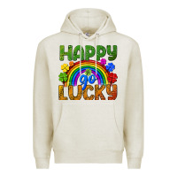 Oatmeal Heather Western Happy Go Lucky LGBTQ+ Premium Hoodie - BundleAndBundleShop