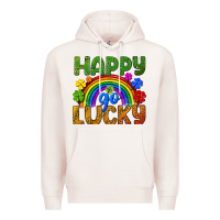 Pale Pink Western Happy Go Lucky LGBTQ+ Premium Hoodie - BundleAndBundleShop