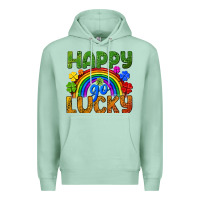 Seafoam Western Happy Go Lucky LGBTQ+ Premium Hoodie - BundleAndBundleShop