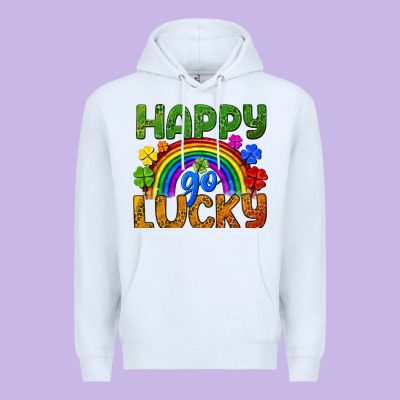Western Happy Go Lucky Lgbtq+ Premium Hoodie Designed By Bundleandbundleshop