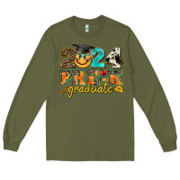 Army Green 2024 pre k graduate Long Sleeve Tee - AdoDesignShop