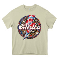 Mossy Western Merica Patriotic Heavy Core Tee - LillyAllenDesigns