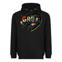 Black gay af Heavyweight Hoodie - MaliasSmallBusiness