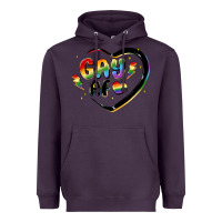 Plum gay af Heavyweight Hoodie - MaliasSmallBusiness