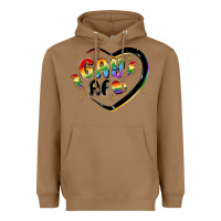 Toasted Coconut gay af Heavyweight Hoodie - MaliasSmallBusiness