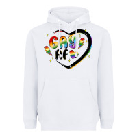 White gay af Heavyweight Hoodie - MaliasSmallBusiness