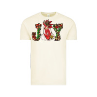 Christmas Joy With Rooster Vintage Tee | Teevron