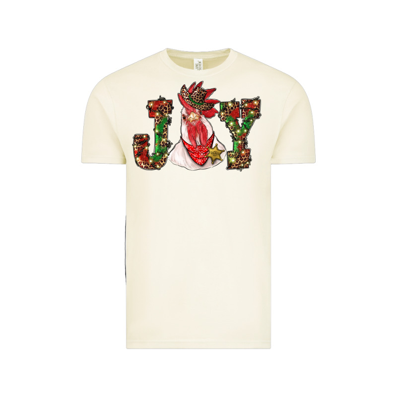 Christmas Joy With Rooster Vintage Tee by RanaPortraitStore | Teevron