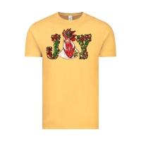 Vintage Mustard christmas joy with rooster Vintage Tee - RanaPortraitStore