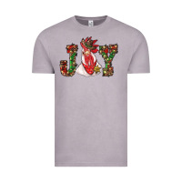 Vintage Zinc christmas joy with rooster Vintage Tee - RanaPortraitStore