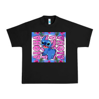 Black aloha stitch Urban Heavy Tee - Zillion Design Studio