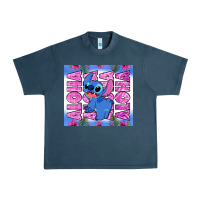 Midnight Navy aloha stitch Urban Heavy Tee - Zillion Design Studio