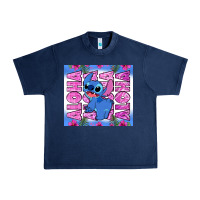 Navy aloha stitch Urban Heavy Tee - Zillion Design Studio