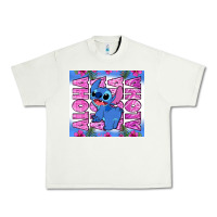 Pistachio aloha stitch Urban Heavy Tee - Zillion Design Studio