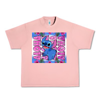Salmon aloha stitch Urban Heavy Tee - Zillion Design Studio