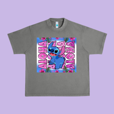 Aloha Stitch Urban Heavy Tee Designed By Zillion Design Studio