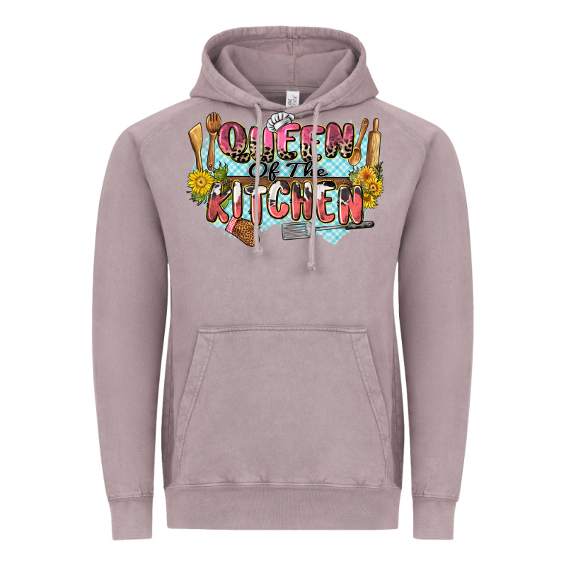 Queen Of The Kitchen Vintage Hoodie by Zillion Design Studio | Teevron