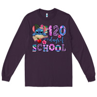 Plum 120 days of school Long Sleeve Tee - AdoDesignShop