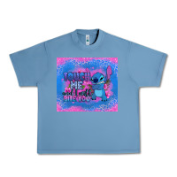 Pebble Blue touch me and i will bite you stitch Urban Heavy Tee - Zillion Design Studio