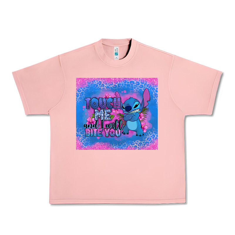 Touch Me And I Will Bite You Stitch Urban Heavy Tee by Zillion Design Studio | Teevron