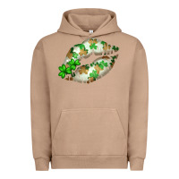 Pigment Burro St. Patricks Day White Lips Urban Hoodie - Bettercallsaul