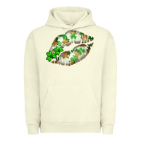 Pigment Pistachio St. Patricks Day White Lips Urban Hoodie - Bettercallsaul