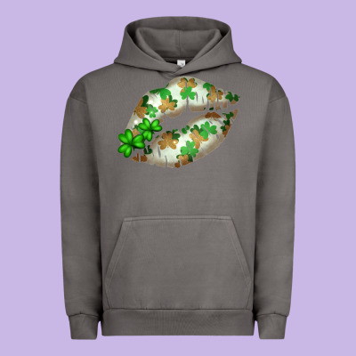 St. Patricks Day White Lips Urban Hoodie Designed By Bettercallsaul