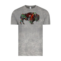 Cloud Rock christmas bison Vintage Tee - RanaPortraitStore