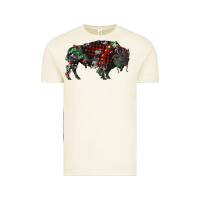 Vintage Arctic christmas bison Vintage Tee - RanaPortraitStore