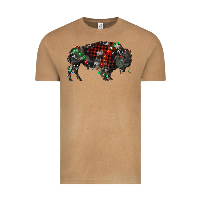 Christmas Bison Vintage Tee by RanaPortraitStore | Teevron
