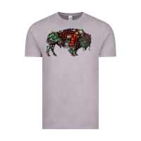 Vintage Zinc christmas bison Vintage Tee - RanaPortraitStore