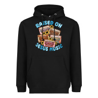 Black raised on jesus music Heavyweight Hoodie - MaliasSmallBusiness