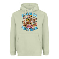 Matcha raised on jesus music Heavyweight Hoodie - MaliasSmallBusiness