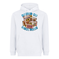 White raised on jesus music Heavyweight Hoodie - MaliasSmallBusiness