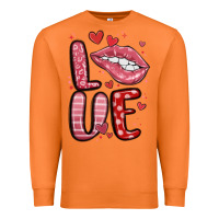 Carrot western love lips Premium Sweatshirt - MaliasSmallBusiness