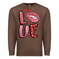 Chestnut western love lips Premium Sweatshirt - MaliasSmallBusiness