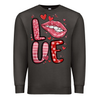 Smoke western love lips Premium Sweatshirt - MaliasSmallBusiness