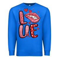 True Royal western love lips Premium Sweatshirt - MaliasSmallBusiness