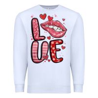 White western love lips Premium Sweatshirt - MaliasSmallBusiness