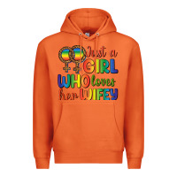Carrot Just A Girl Who Loves Her Wifey Premium Hoodie - BundleAndBundleShop
