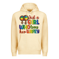 Pina Colada Just A Girl Who Loves Her Wifey Premium Hoodie - BundleAndBundleShop
