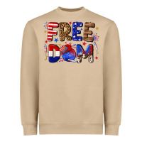 Fourth Of July Freedom Heavyweight Sweatshirt | Teevron