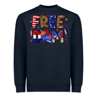 Navy fourth of july freedom Heavyweight Sweatshirt - texasbilliewilder