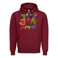 Burgundy tx summer Zipper Hoodie - Artiststas