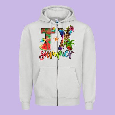 Tx Summer Zipper Hoodie Designed By Artiststas