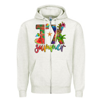 Oatmeal Heather tx summer Zipper Hoodie - Artiststas