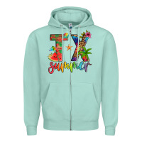 Seafoam tx summer Zipper Hoodie - Artiststas